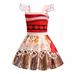 Moana vaiana meninas vestido cosplay traje fantasia carnaval moanas casual festa de aniversário vestidos crianças roupas trajes de natal - comprar online