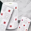 Auto-adesivo Antique Foam Brick Wallpaper, 3D Wall Sticker, impermeável, Sala,