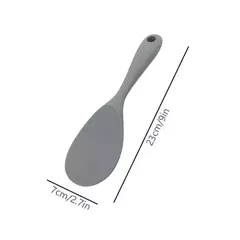 Pendurado Silicone Arroz Colher Panela de cozinha Non-stick Saucepan Fogão de arroz elétrico Cooking Scoop com buracos Itens domésticos - comprar online