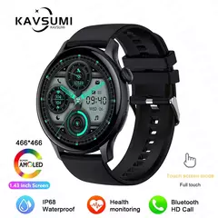 Smartwatch NFC para Mulheres, Smartwatch com Tela HD, Frequência Cardíaca, Rastreamento GPS, Chamadas por Voz, Huawei, Xiaomi, Novo, Senhoras, 466x466, 2022 - loja online