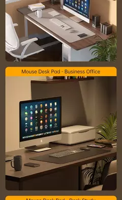 Waterproof PU Leather Grande Gaming Mouse Pad, Casa e Escritório Gamer Desk Mat, Computador Mousepad, Tampa Da Mesa Do Teclado