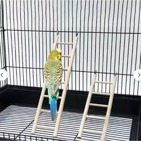 1pc pássaros brinquedo escadas de madeira balanço scratcher poleiro escalada 3/4/5/6 escada gaiola pássaro hamsters papagaio brinquedos pendurado suprimentos para animais de estimação