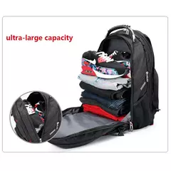 Durável Swiss Multifuncional Laptop Mochila, Resistente À Água Saco De Viagem, Faculdade Bookbag, Porta De Carregamento USB, 17";;VERDADEIRO;;"15 inch General - comprar online