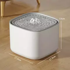 Fonte de água para gatos 3l, filtro de recirculação automática, grande capacidade, bebedor de água para gatos, usb, elétrico, mudo, dispensador de água para gatos - loja online