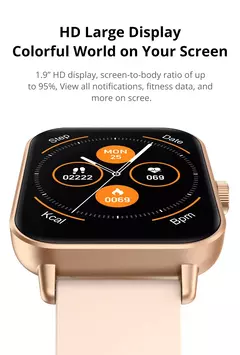 COLMI-P81 Ultra Smartwatch para Homens e Mulheres, Chamadas por Voz, Tela 1.9 ", Monitor de Saúde 24H, 100 Modos Esportivos, Smartwatch Bluetooth na internet