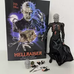 Neca figura hellraiser ele vai rasgar sua alma a parte final pinhead figura de ação pvc coleção móvel brinquedo presentes de aniversário