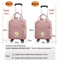 Saco De Viagem Trolley Impermeável, Saco De Bagagem De Roda Universal, Conveniente Saco De Embarque, Rolando Trolly Mala, Mochila, Bolsa - comprar online