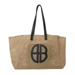 Imagem do Bolsa de ombro de grande capacidade para mulheres, bolsa casual, personalizada, tecida, nova moda, verão, 2024