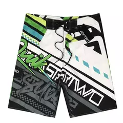 Calções de natação masculinos na moda de bain homme bermuda água praia shorts calças de secagem rápida havaiano praia férias wear