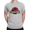 Tyrannosaurus Rex camiseta para homens, Jurassic Park O-Neck Tops, tecido camiseta, qualidade superior, ideia do presente, Tops