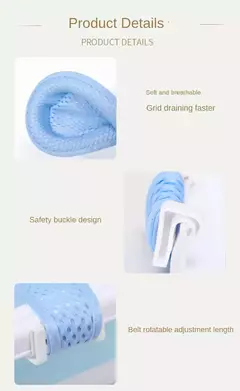 Recém-nascido Ajustável Banheira Travesseiro Assento, Cruz-Shaped Almofada, Anti-Slip Banho Do Bebê Net, Crianças Berço Do Chuveiro,... - loja online