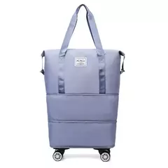 Saco De Duffle Expansível Impermeável, Grande Capacidade, Roda Universal, Viagem De Negócios, Esperando Armazenamento De Nascimento, Viagem