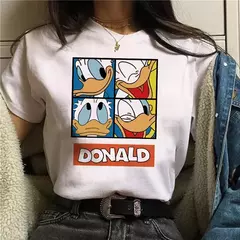 Camisetas estampadas Disney Mickey Femininas, Anos 90, Y2k, Minnie Mouse, Streetwear, Roupa Feminina, Camiseta Kawaii, Moda