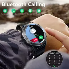 MELANDA-Smartwatch de Esportes Impermeável para Homens, Chamada Bluetooth, Rastreador De Fitness, IOS, Android NX9, IP68, 1.39 "HD na internet