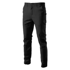 AIOPESON Algodão casual Calças Masculinas Cor sólida Ajuste fino Calças Masculinas Nova Primavera Outono Alta qualidade Calças executivas clássicas masculinas - comprar online