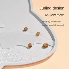 Tapete de alimentação para cães e gatos, tapete de silicone para comida de gato, antiderrapante, à prova d'água, lavável, à prova de derramamento, suprimentos para animais de estimação - Wolf Magazine