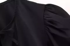 Imagem do TRAFZA-Feminina Hollow Out O-Neck manga curta com renda por cima, blusa casual, streetwear chique feminino, camisa sólida da moda, 2024