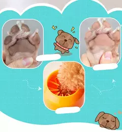 Limpador de patas de animais de estimação, material de silicone macio, copo de lavagem de pés de animais de estimação, limpador de pés de gato e cachorro, massagem portátil, suprimentos de limpeza de patas de animais de estimação - Wolf Magazine