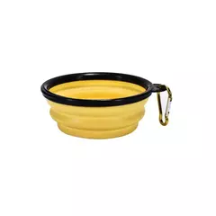 Tigela dobrável para animais de estimação, 350ml, suprimentos para cães, viagem ao ar livre, tigela portátil, tigela de comida universal para cães e gatos, tigela de água - comprar online