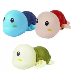 Brinquedo bonito tartaruga de natação para criança, Brinquedos de água para bebê, Banho clássico, Água, Corrente, Relógio, Piscina, Praia, 3 peças - comprar online