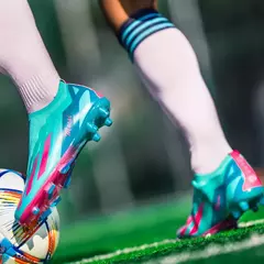 Sapatos infantis de futebol antiderrapante, chuteiras de relvado de alta qualidade, botas de futebol para homens TF FG, 2410 - comprar online