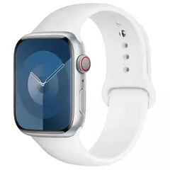 Silicone Sport Band para Apple Watch, Bracelete, 49mm, 44mm, 45mm, 40mm, 41mm, 42mm, 38mm, Pulseira, iWatch Series 9, 8, 7, 6, 5, 4, 3SE, Ultra 2, Correa - loja online