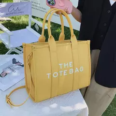 Sacola designer de luxo para mulheres, bolsas de ombro carta, bolsas compradoras PU macias, embreagem crossbody, marca - loja online