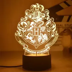 Harry potter anime figura brinquedos led nova lâmpada de noite 3d mesa criativa cabeceira para casa decoração do quarto luz legal criança presente - comprar online