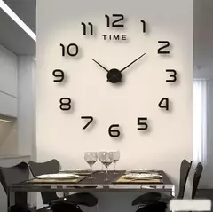 Grande Espelho Acrílico Adesivos Relógio De Parede, 3D DIY Relógios De Quartzo, Design Moderno, Relógios De Moda, Sala De Estar, Home Decor, Horloge, 2023 na internet