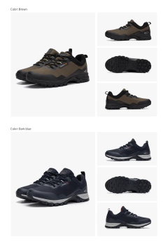 Baasploa masculino antiderrapante e resistente ao desgaste caminhadas sapatos de viagem moda impermeável tênis ao ar livre confortável sapatos esportivos masculinos