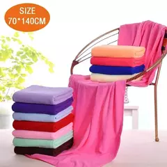 Toalha de banho de microfibra macia, grandes toalhas de praia respiráveis, secagem rápida, conforto absorvente, 70x140, 1pc - loja online