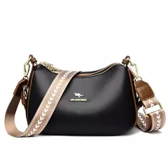 Bolsa de Ombro de Couro Genuíno para Mulheres, Bolsas Crossbody Femininas, Bolsa Feminina, Carteira, Marca de Luxo, Tendência da Moda, Designer, Sac A Main - Wolf Magazine