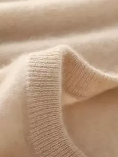 Pulôver de lã merino para homens, 100% lã pura, gola O, manga longa, malha de cashmere, roupas femininas, graça, primavera e outono - Wolf Magazine
