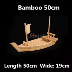 Artesanal De Madeira Japonesa Sushi Barcos, Bandeja De Marisco, Navio Sashimi, Assorted Cold Dish, Restaurante Ferramenta, Grande, 40cm a 90cm na internet
