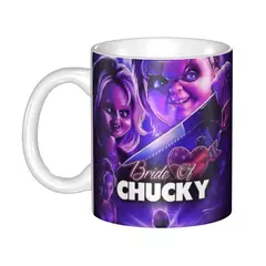 Personalizado horror assassino chucky canecas de café diy filme do jogo da cria na internet