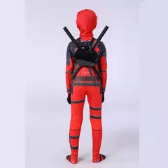 Imagem do Adulto deadpool traje deadpool crianças terno cosplay máscara terno super-herói criança macacão traje de halloween criança macacão conjunto