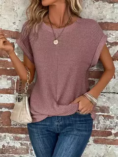 Blusas vintage de grandes dimensões para mulheres, monocromáticas, casuais e soltas, camisas elegantes para jovens, tops femininos, moda, verão, 2024 na internet