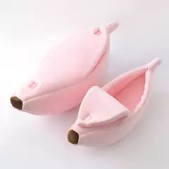 Banana gato cama casa engraçado bonito aconchegante gato esteira camas quente durável portátil pet cesta canil cão almofada gato suprimentos multicolorido - Wolf Magazine