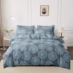 Kuup-Impresso Matte Duvet Cover, Colorido Conjunto de Cama, Colcha, Pele Amigável Tecido, Queen Size, Alta Qualidade, 3Pcs