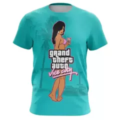 Camisetas de manga curta superdimensionadas para homens e mulheres, Game GTA Tops, T-shirt impresso 3D, Grand Theft Auto Vice City, roupas infantis, moda na internet