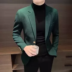 Fatos e blazers xadrez masculinos, moda masculina casual, jaqueta grife de luxo, roupas grife premium, branco e marrom, casacos de festa, verão - comprar online