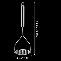 Masher De Imprensa De Lama De Aço Inoxidável Criativo, Purê De Suco, Triturador De Batatas, Ferramentas De Frutas Pusher, Gadget De Cozinha na internet