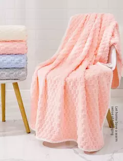 Toalhas de veludo coral macio, disponíveis em 3 tamanhos, 35*75, 70*140, 85*150 - comprar online