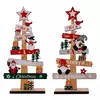 Árvore De Natal De Madeira Desktop Ornamento, Placa De Sinal De Papai Noel, Decoração De Natal Para Casa, Presente De Ano Novo, Feliz Natal, 2025