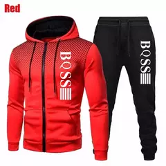 Moletom e moletom casual masculino, Moletom com zíper estampado, Casaco versátil, Exterior, Roupa esportiva para corrida, Moda - loja online