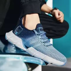 Tênis de corrida leve macio casual masculino, tênis esportivo ao ar livre, antiderrapante para caminhada, resistente ao desgaste, tênis de corrida - comprar online