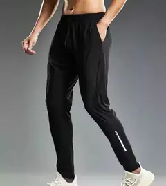 Verão Elastic Men Running Sport Pants Jogging Sweatpants Casual Outdoor Training Gym Fitness Calças na internet