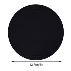 Escova de banho esfoliante do corpo preto, removedor de pele morta, ferramentas de banho, toalha de banho circular indolor, material PVA - Wolf Magazine