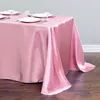 Toalha De Mesa Retangular Para Decoração De Casa, Toalha De Mesa De Cetim, Cobertura De Mesa De Jantar, Casamento, Natal, Chuveiro De Bebê, Aniversário, Banquete