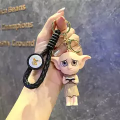Harry potter chaveiro encantos figura mágico pvc estéreo pingente boneca saco pingente decoração carro chaveiro surpresa presentes de férias